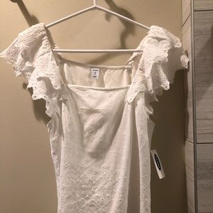 Old Navy Butterfly sleeve peasant top, size XS